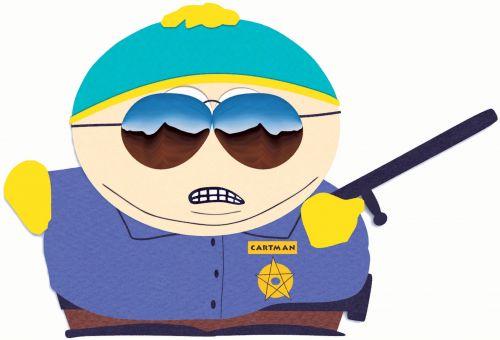 Officer Cartman Blank Meme Template
