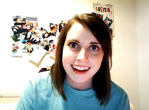 High Quality Overly Attached Girlfriend Blank Meme Template