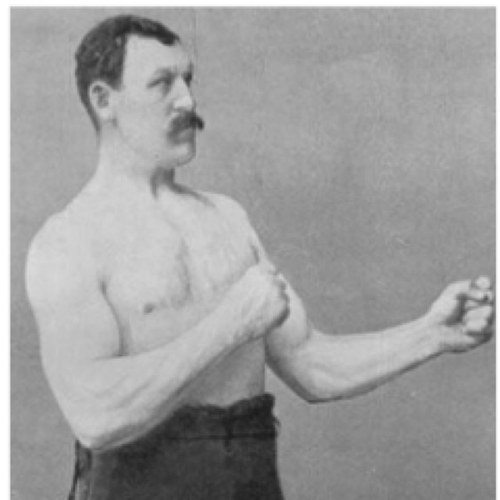 Overly Manly Man Blank Meme Template
