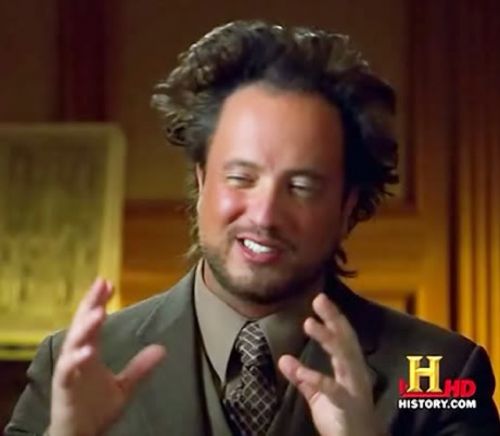 Ancient Aliens Blank Meme Template