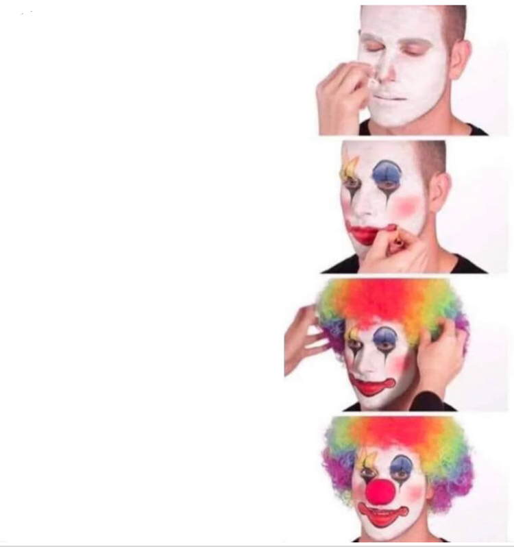 Clown Applying Makeup Meme Generator Imgflip