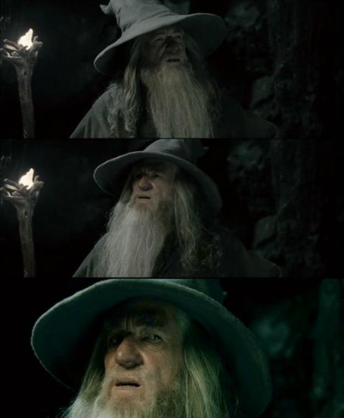 High Quality Confused Gandalf Blank Meme Template