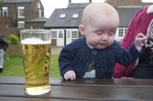 High Quality Drunk Baby Blank Meme Template