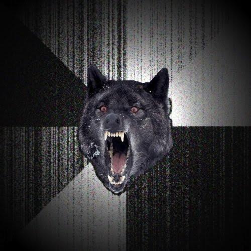 Insanity Wolf Blank Meme Template