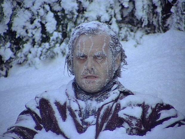 High Quality Jack Nicholson The Shining Snow Blank Meme Template