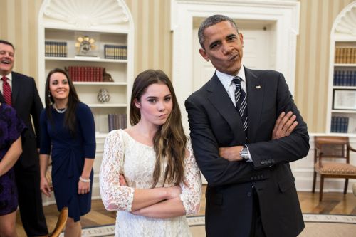 Maroney And Obama Not Impressed Blank Meme Template